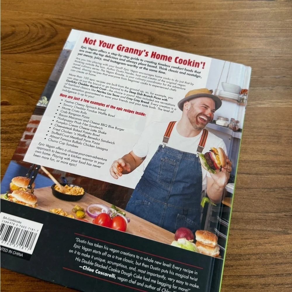 Epic Vegan Cookbook by - White Cover